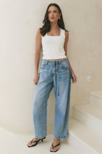 Load image into Gallery viewer, Campus Light Blue Barrel Jeans
