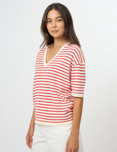 Load image into Gallery viewer, Celine Knit Ivory/Red
