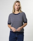Load image into Gallery viewer, Charly Knit Navy Stripe
