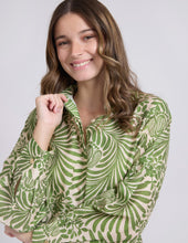 Load image into Gallery viewer, Chloe Blouse Lime Flora
