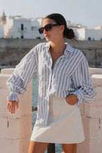 Load image into Gallery viewer, Connection Blue Strip Shirt
