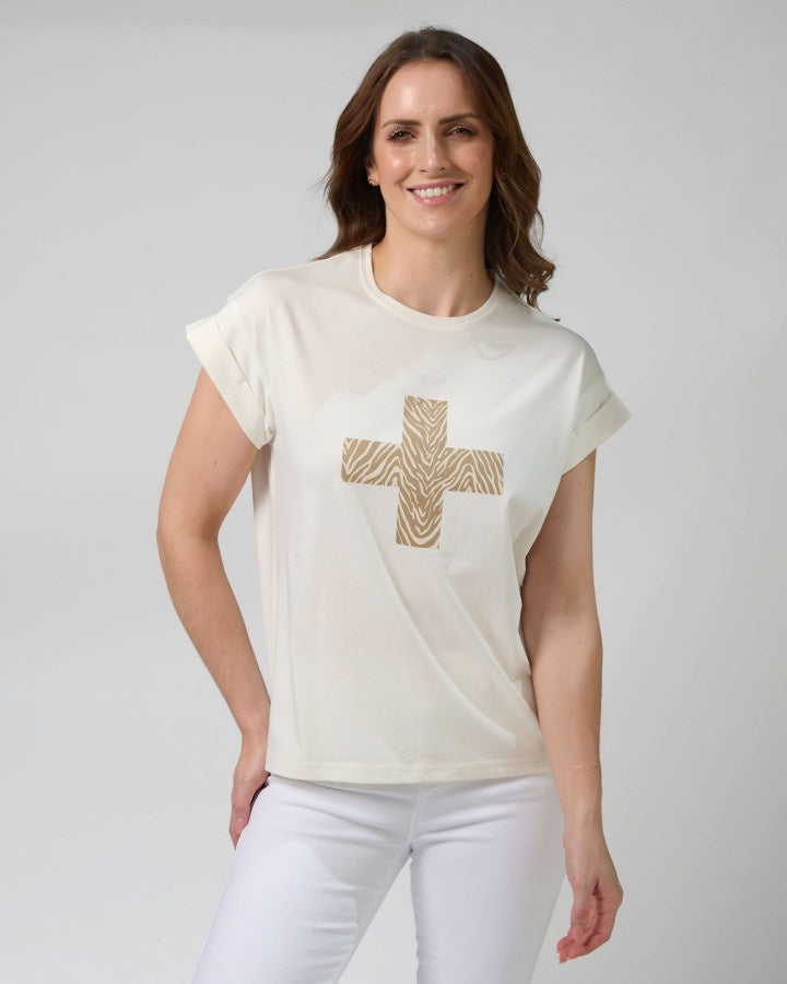 Cream Zebra Cross