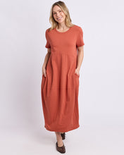 Load image into Gallery viewer, Diana SS Dress Earth
