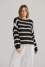 Load image into Gallery viewer, Driftwood Knit Black/Natural

