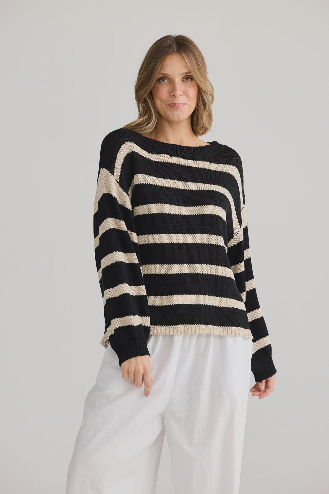 Driftwood Knit Black/Natural