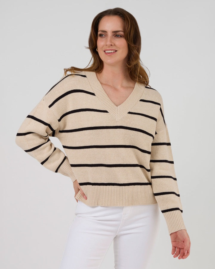 Joey Jumper Putty Stripe