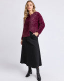 Load image into Gallery viewer, Kenny Buttonb Cardi Wine
