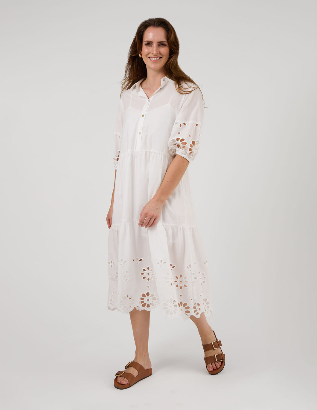 Lainey Dress White