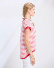 Load image into Gallery viewer, Laneway Top Pink Stripe
