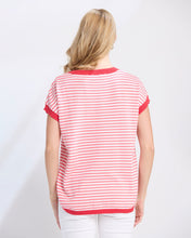 Load image into Gallery viewer, Laneway Top Pink Stripe
