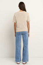 Load image into Gallery viewer, Loveable Natural Tape Yarn Knit Tee
