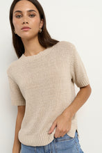 Load image into Gallery viewer, Loveable Natural Tape Yarn Knit Tee

