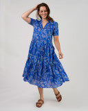 Load image into Gallery viewer, Maxine Dress Corfu Cobolt
