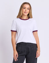 Load image into Gallery viewer, Polaroid Ringer Tee White
