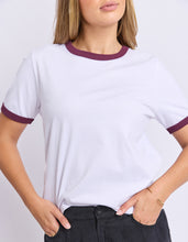 Load image into Gallery viewer, Polaroid Ringer Tee White
