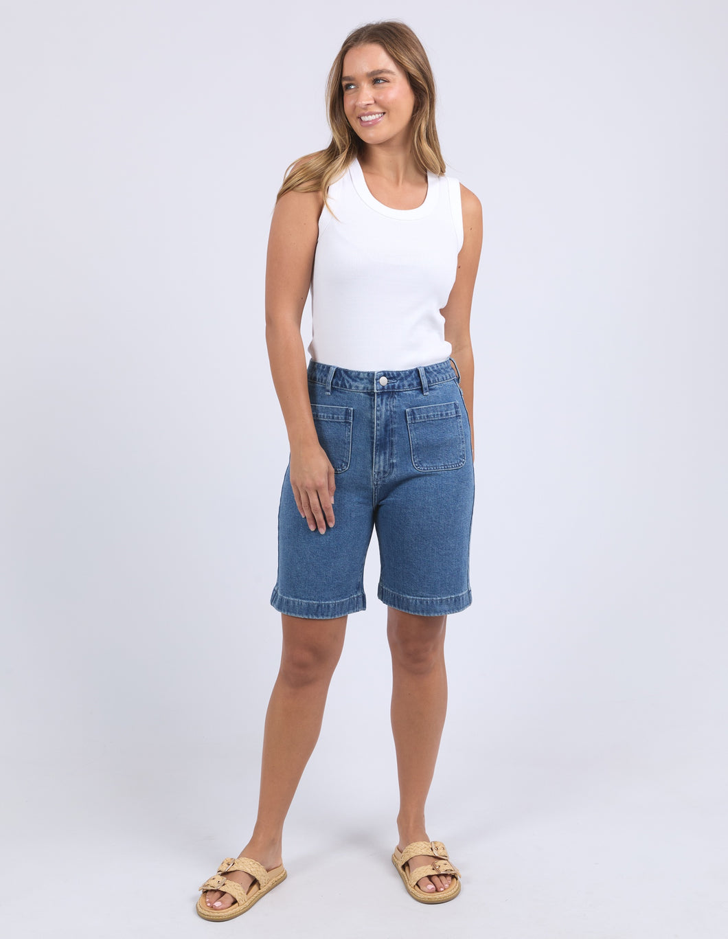 Sarah Short Mid Blue
