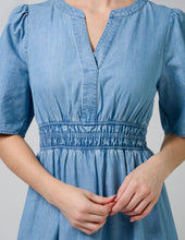 Load image into Gallery viewer, Vittoria Dress Light Wash
