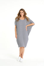 Load image into Gallery viewer, Maui Dress - Navy/White stripe
